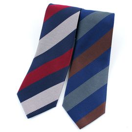 [MAESIO] KSK2699 100% Silk Stripe Necktie 8cm 2Colors _ Men's Ties, Formal Business Prom Wedding Party, All Made in Korea